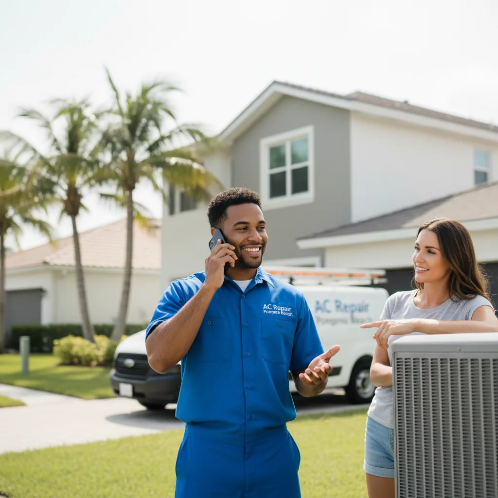 AC Repair Pompano Beach customer support in Kemp